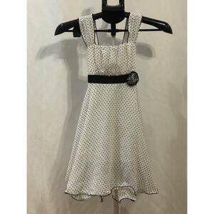 BCX Girl Polka Dot Sleeveless Dress Girls size 10